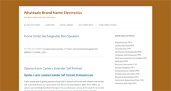 Desktop Screenshot of newbrandnameelectronics.info
